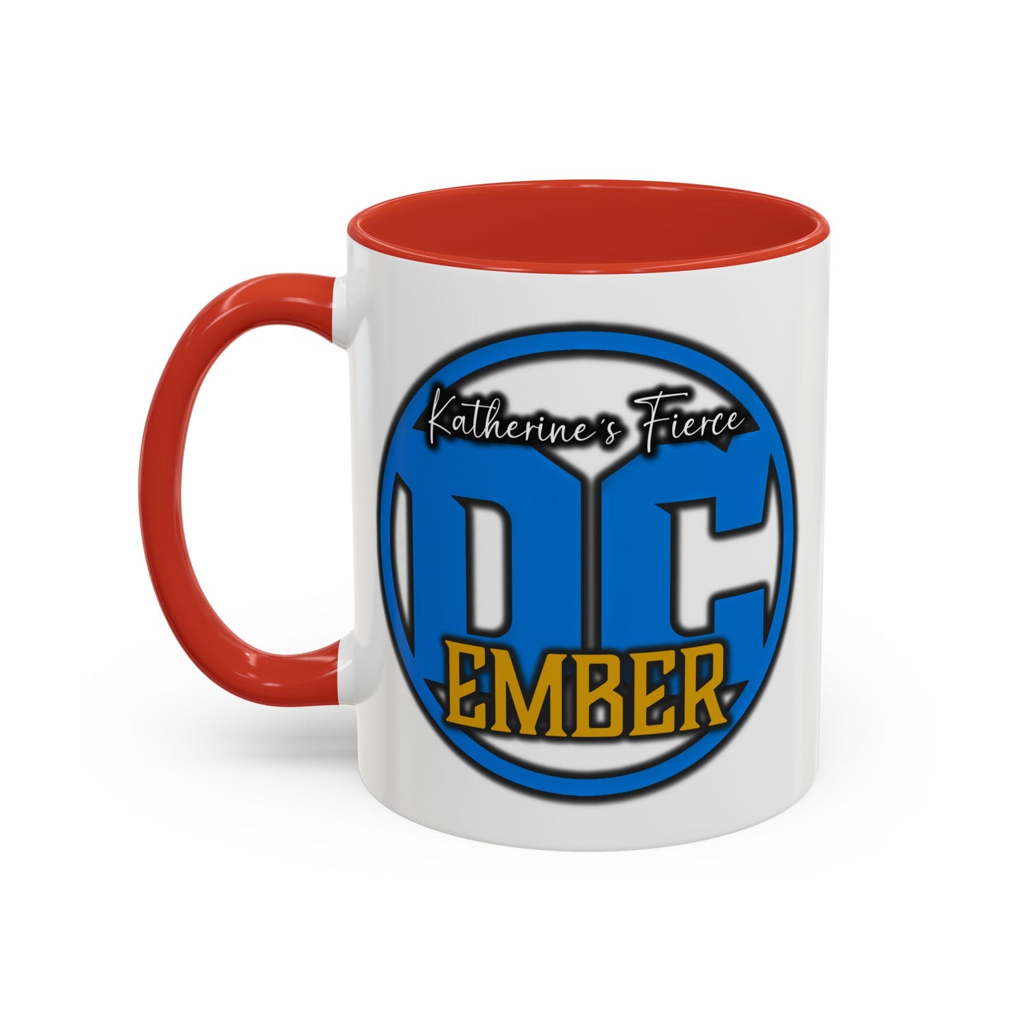 DCember Red Accent Coffee Mug (11 oz)