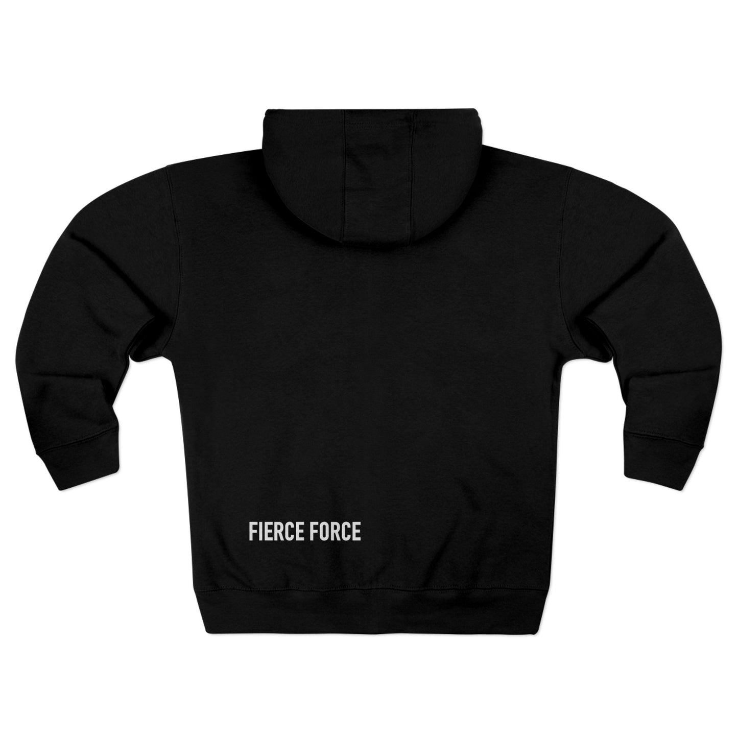 Fierce Force Blackout Series Unisex Zip Hoodie